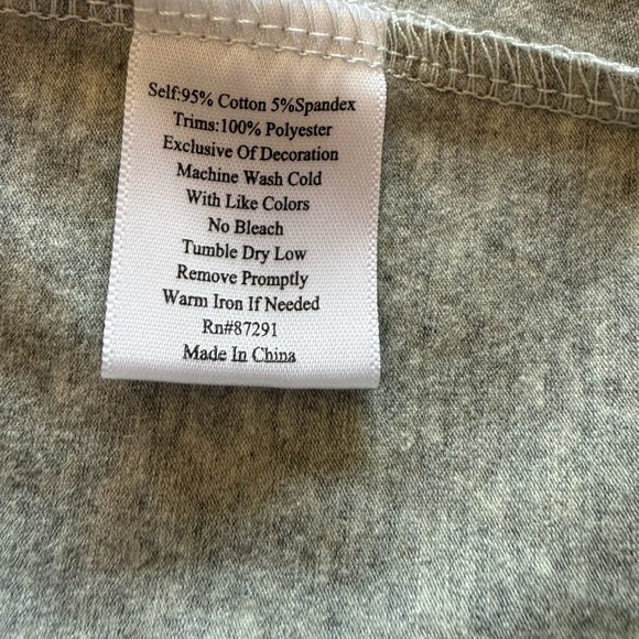 JWLA JOHNNY WAS Light Heather Gray Embroidered Floral Sleeve Zip Up Hoodie Small - Picture 11 of 12